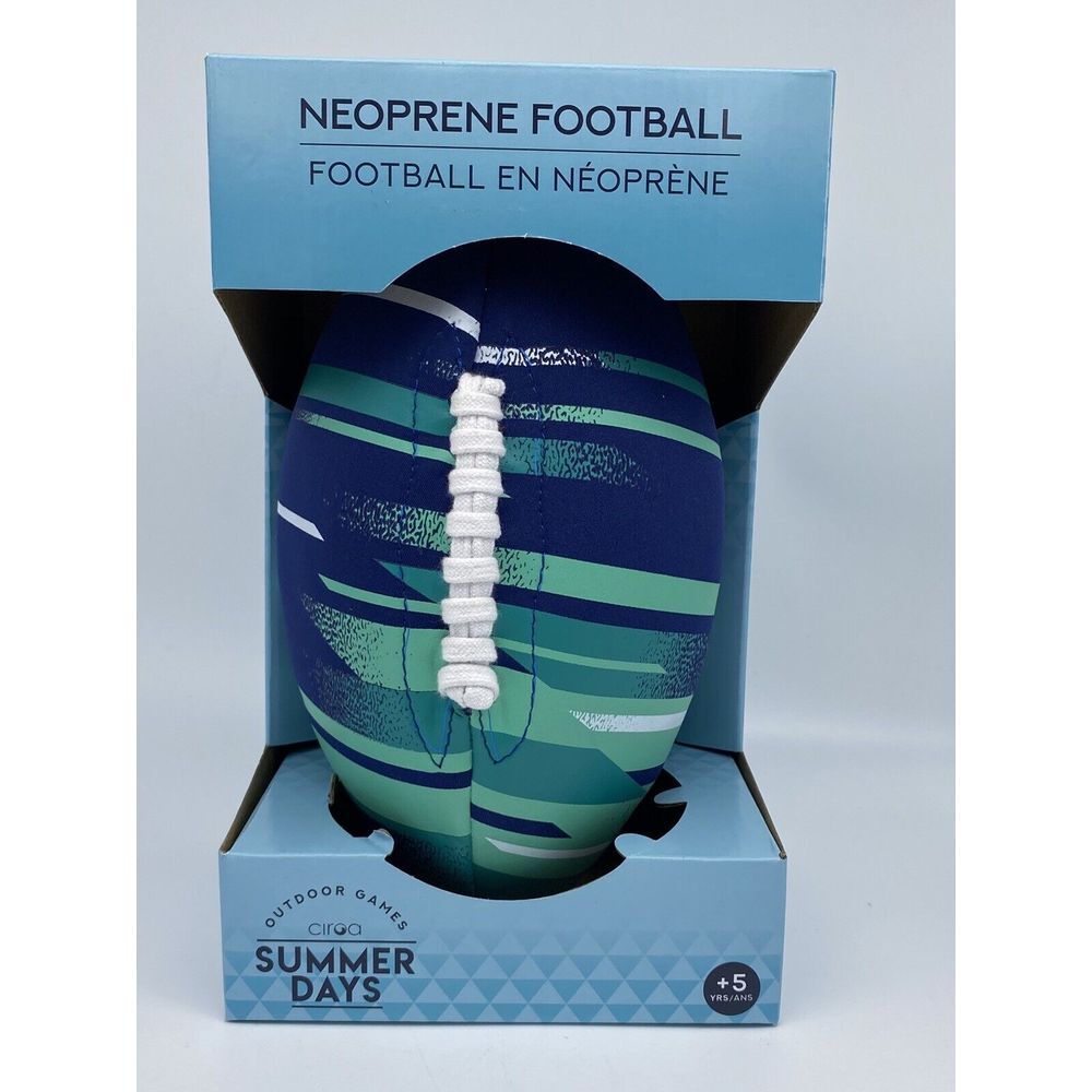 Ciroa Summer Days Outdoor Games‎ Neoprene Football 10.5 Inch Brand New in Box